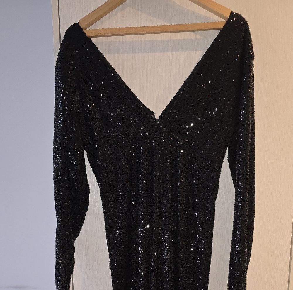 Abercrombie & Fitch Black Sequin Dress